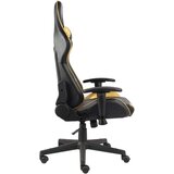 vidaXL Okretna igraća stolica zlatna PVC | shoptok.hr