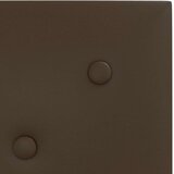  Zidne ploče od umjetne kože 12 kom smeđe 30 x 30 cm 1 08 m² | shoptok.hr