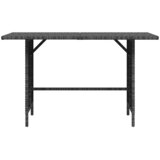  Vrtni blagovaonski stol sivi 110 x 70 x 65 cm od poliratana | shoptok.hr