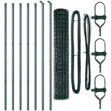 vidaXL Euro Ograda s 7 Postova 1.6x10 m Galvanizirani Čelik Zelena Cijene