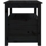  Stolić za kavu crni 71 x 49 x 55 cm od masivne borovine | shoptok.hr