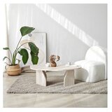 Hanah home Klub sto Rock, 105x35x65 cm, Krem | Eponuda.ba