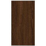 vidaXL Stranska mizica rjav hrast 50x26x50 cm inženirski les | Shoptok.si