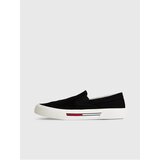 Tommy Hilfiger Black Mens Slip on Sneakers Tommy Jeans - Men cene