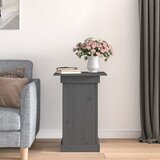  Stalak za cvijeće sivi 40 x 40 x 60 cm od masivne borovine | shoptok.hr