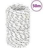 Pleteni brodski konop bijeli 2 mmx50 m poliesterski | shoptok.hr