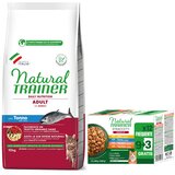  10kg Natural Trainer Adult + 12x 85g Straccetti Adult trakice u umaku gratis! - Tuna Cijene