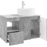  Set namještaja za kupaonicu 2 kom. Betonska siva 49,5 x 44,5 x 82 cm | Shoptok.si