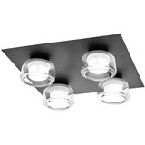 Osram LED plafonsko svetlo za kupatilo ORBIS FLAME 4xLED/5,5W/230V IP44 crna | Eponuda.com