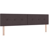  LED Box Spring Krevet Tamno smeđa 200 x 200 cm tkanina | shoptok.hr