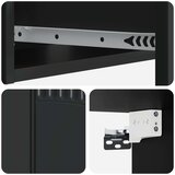 Stolna Stenska stranska miza Črna 59 x 34,5 x 17 cm Inženirski les, (5000232607) | Shoptok.si