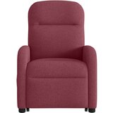  Naslonjač na podizanje od tkanine crvena boja vina | shoptok.hr