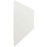  Rubovi za travnjak 20 kom Bijeli 25x103 cm Hladno valjani čelik | shoptok.hr