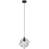 Eglo visilica Straiton, 1 x E27, crna žičana, 24 cm, 43358 | shoptok.hr