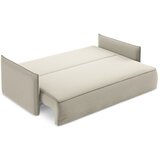 Makamii Bež baršunasti sklopiva/s prostorom za odlaganje sofa 225 cm Hula – | shoptok.hr