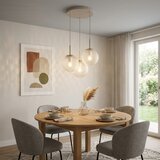 Brilagi Luster na sajli STELLA 3xE27/60W/230V bež/zlatna | Eponuda.com