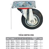 FF_Group FF tocak obrtni 200mm crni | Eponuda.com
