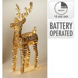  LED božićna dekoracija 60xLED/3xAA 60 cm topla bela irvas/zlatna | Eponuda.com