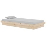  Okvir za krevet od masivnog drva 90 x 190 cm jednokrevetni | shoptok.hr