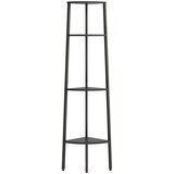  Kutna polica s 4 razine crna 45,5 x 31,5 x 150 cm | Eponuda.ba