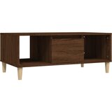 Maison Chic Klubska mizica - kavna mizica - Nizka mizica rjav hrast 90x50x36,5 cm inženirski les, (21754718) | Shoptok.si