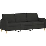 2-dijelni set sofa s jastucima crni od tkanine | shoptok.hr