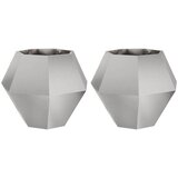  Sadilica 2 pcs Srebrno 75 x 75 x 60 cm Nehrđajući čelik | shoptok.hr