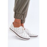 S. BARSKI White Women's Leather Shoes S.Barski LR182 | ePonuda.com
