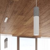  Sollux SL.0649 - Luster na sajli BORGIO 3xGU10/40W/230V beton/metal bela | Eponuda.com