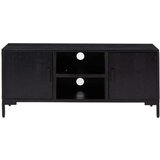 TV ormarić crni 110 x 35 x 48 cm od masivne borovine | shoptok.hr
