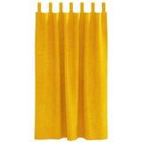  Zastore za zatamnjenje s petljama 2 kom Mustard žuti baršun | shoptok.hr