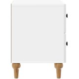 Noćni ormar s ladicama Bijela visokog sjaja 43 x 34,5 x 48 cm | shoptok.hr