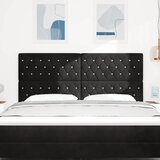  Uzglavlje Crna 180 cm Baršun | shoptok.hr