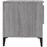  Bočni stolić boja sivog hrasta 50x46x50 cm konstruirano drvo | shoptok.hr