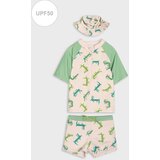 Sinsay Dječji Set za Kupanje UPF50 s Kapicom s Motivom Krokodila | shoptok.hr