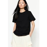 Trendyol T-Shirt - Black - Regular Cene