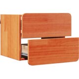  Nočna omarica Voskast rjav 39 x 34 x 33 cm Trdna borovina, (5000161292) | Shoptok.si