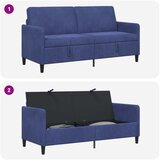 SOFA s pohranom Policijska plava 172 x 78 x 87 cm Poliester | shoptok.hr