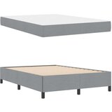 vidaXL Postelja z vzmetnico Svetlo siva, Črna 140 x 190 cm | Shoptok.si