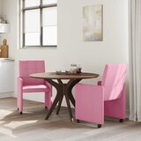  Blagovačke stolice s kotačima 2 pcs Ružičasta 58 x 65 x 94 cm | Eponuda.com