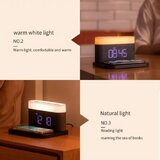 Moye AURORA NOČNA LUČKA Z BUDILKO IN BREZŽIČNIM POLNJENJEM QI | Shoptok.si