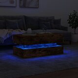  Stolić za kavu s LED svjetlima boja hrasta 90 x 50 x 40 cm | shoptok.hr