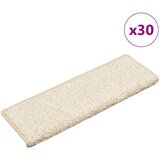 vidaXL Preproge za stopnice 30 kosov 65x21x4 cm bele Cene