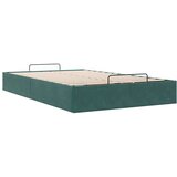 vidaXL Otomanski posteljni okvir brez vzmetnice zelen 120x190 cm žamet, (21611749) | Shoptok.si