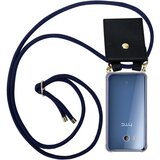  Združljiva s HTC v globoko modri barvi - silikonski zaščitni pokrov z zlatimi obroči, pasom za vrvi in ​​snemljivim ohišjem, (20576136) | Shoptok.si