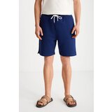 Dewberry 89749 Mens Sport Style Pocket Shorts-NAVY | Shoptok.si