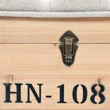  Klupa za pohranu 110 cm od masivne jelovine | Eponuda.com