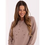 RELEVANCE Blouse-RV-BZ-A876.52-dark beige | Shoptok.si