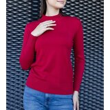  Red classic loose-fit sweater Essana | shoptok.hr