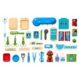  Veterinarian's Suitcase Dog Grooming Kit Brown Accessories | Shoptok.si